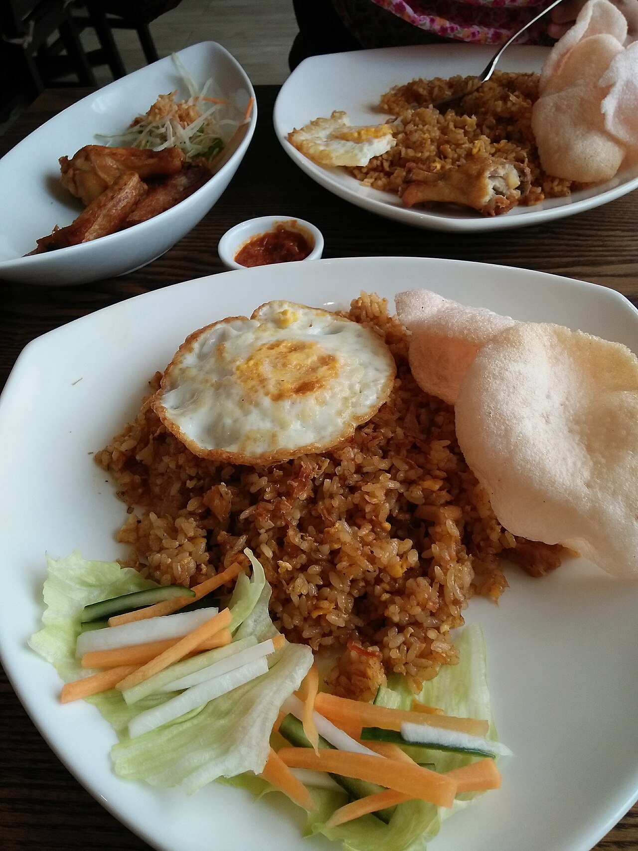 Nasi Goreng with Fried Egg & Kerupuk